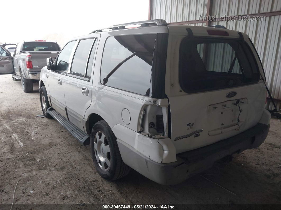 2003 Ford Expedition Xlt White vin: 1FMPU15L93LA67898