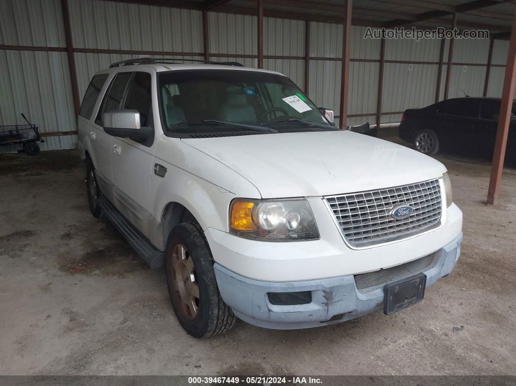 2003 Ford Expedition Xlt White vin: 1FMPU15L93LA67898