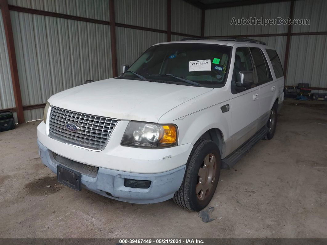 2003 Ford Expedition Xlt White vin: 1FMPU15L93LA67898