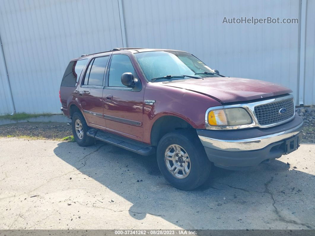 2001 Ford Expedition Xlt Burgundy vin: 1FMPU16L01LA97867