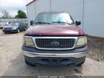 2001 Ford Expedition Xlt Burgundy vin: 1FMPU16L01LA97867