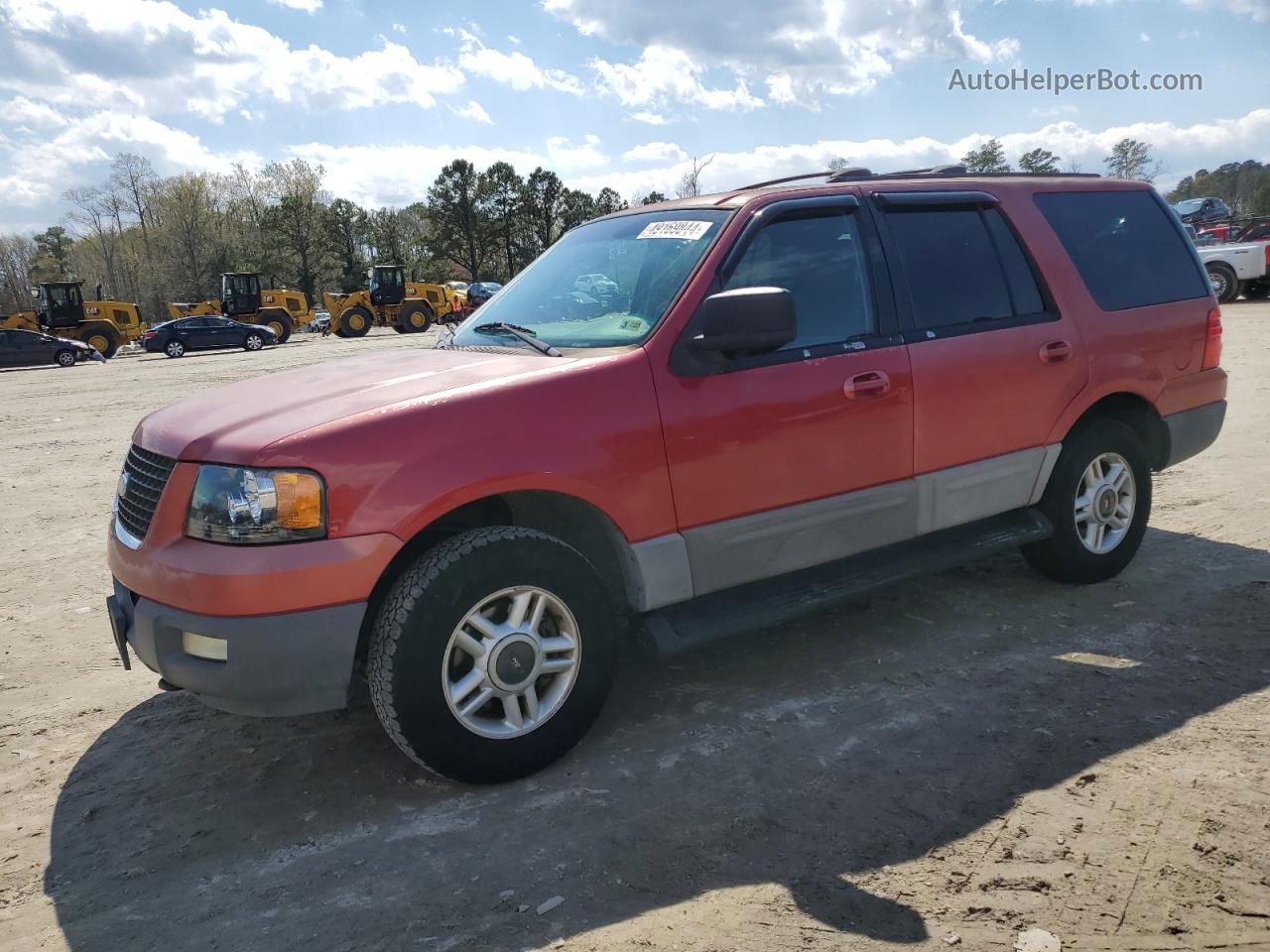 2003 Ford Expedition Xlt Red vin: 1FMPU16L03LB21183