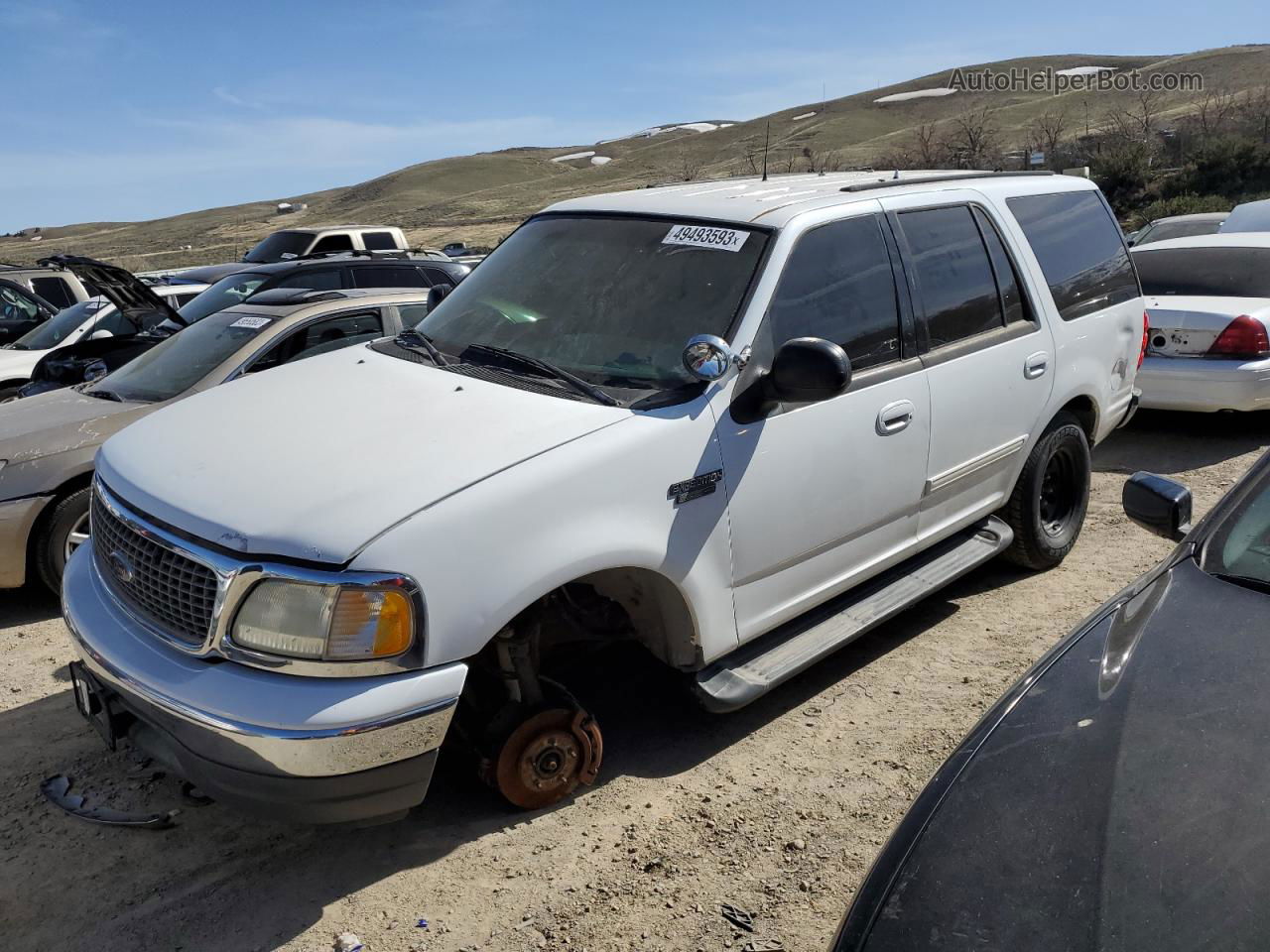 2001 Ford Expedition Xlt White vin: 1FMPU16L21LB47751