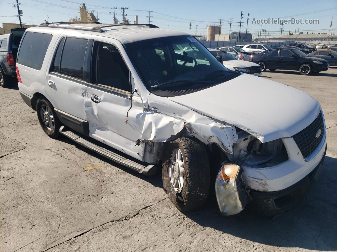 2003 Ford Expedition Xlt White vin: 1FMPU16L23LB57747