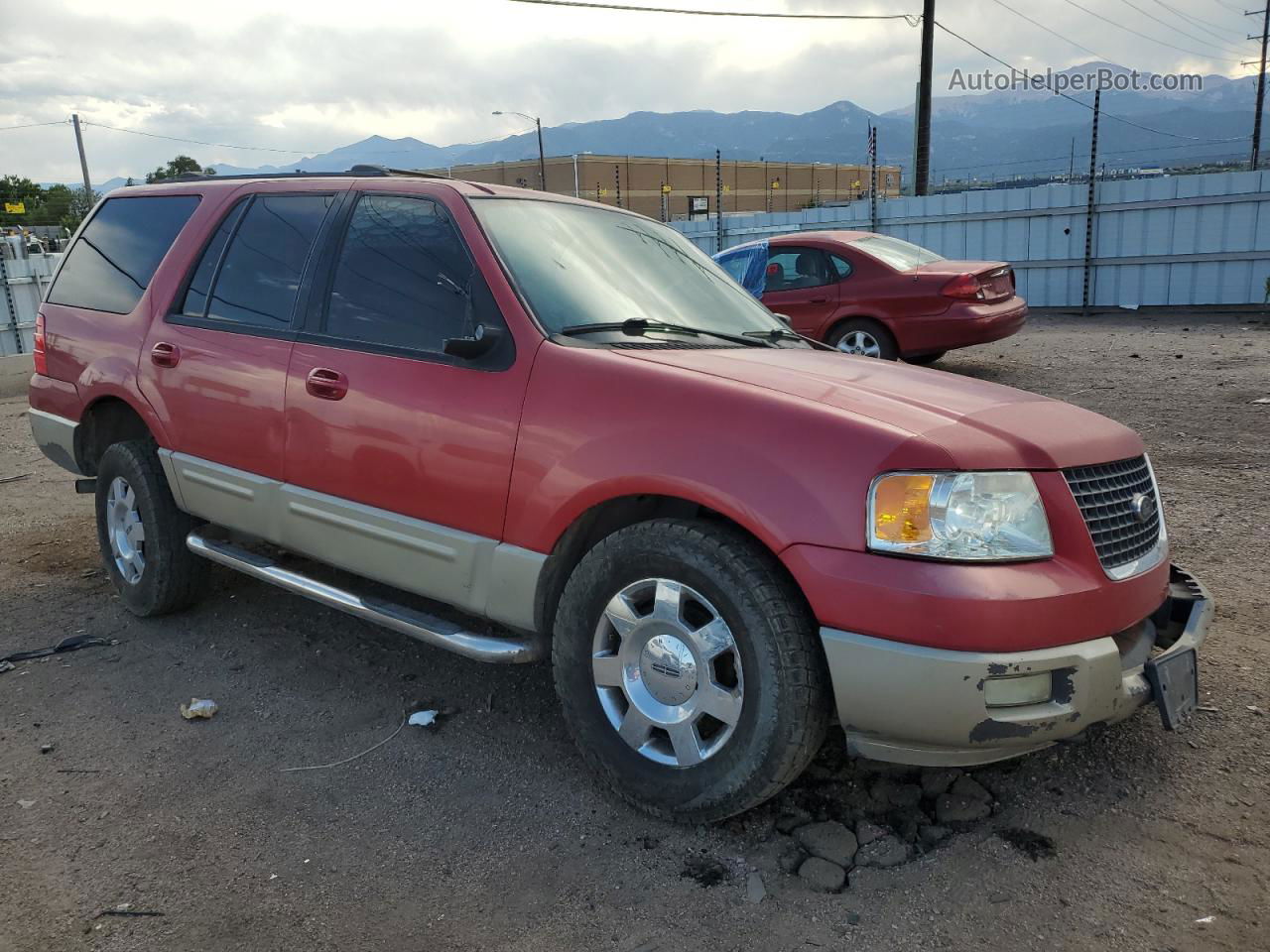 2003 Ford Expedition Xlt Red vin: 1FMPU16L23LC45021