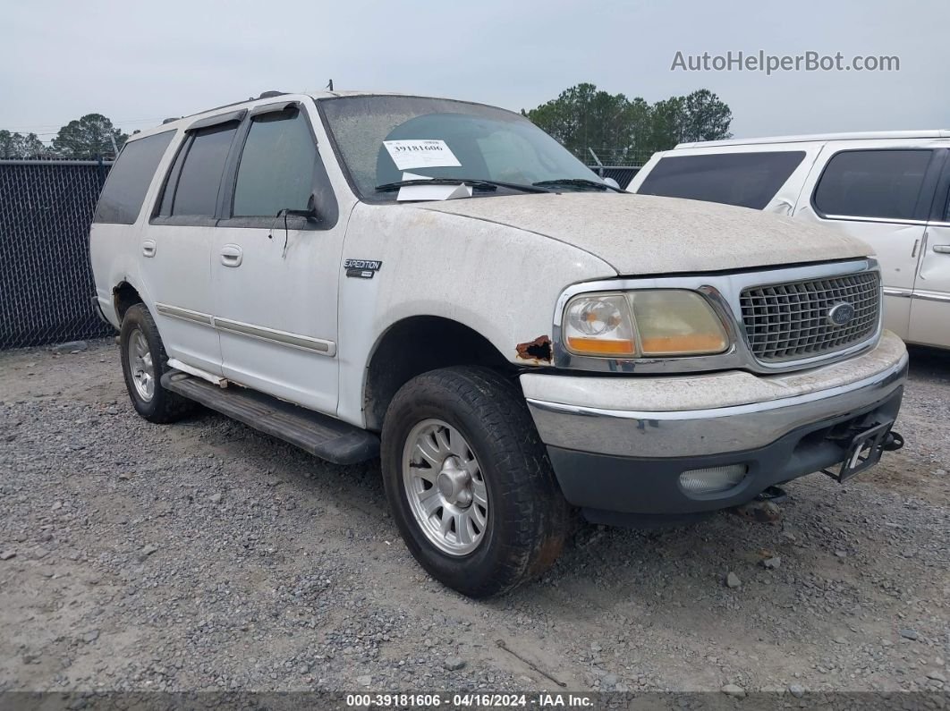 2000 Ford Expedition Xlt White vin: 1FMPU16L2YLA38099