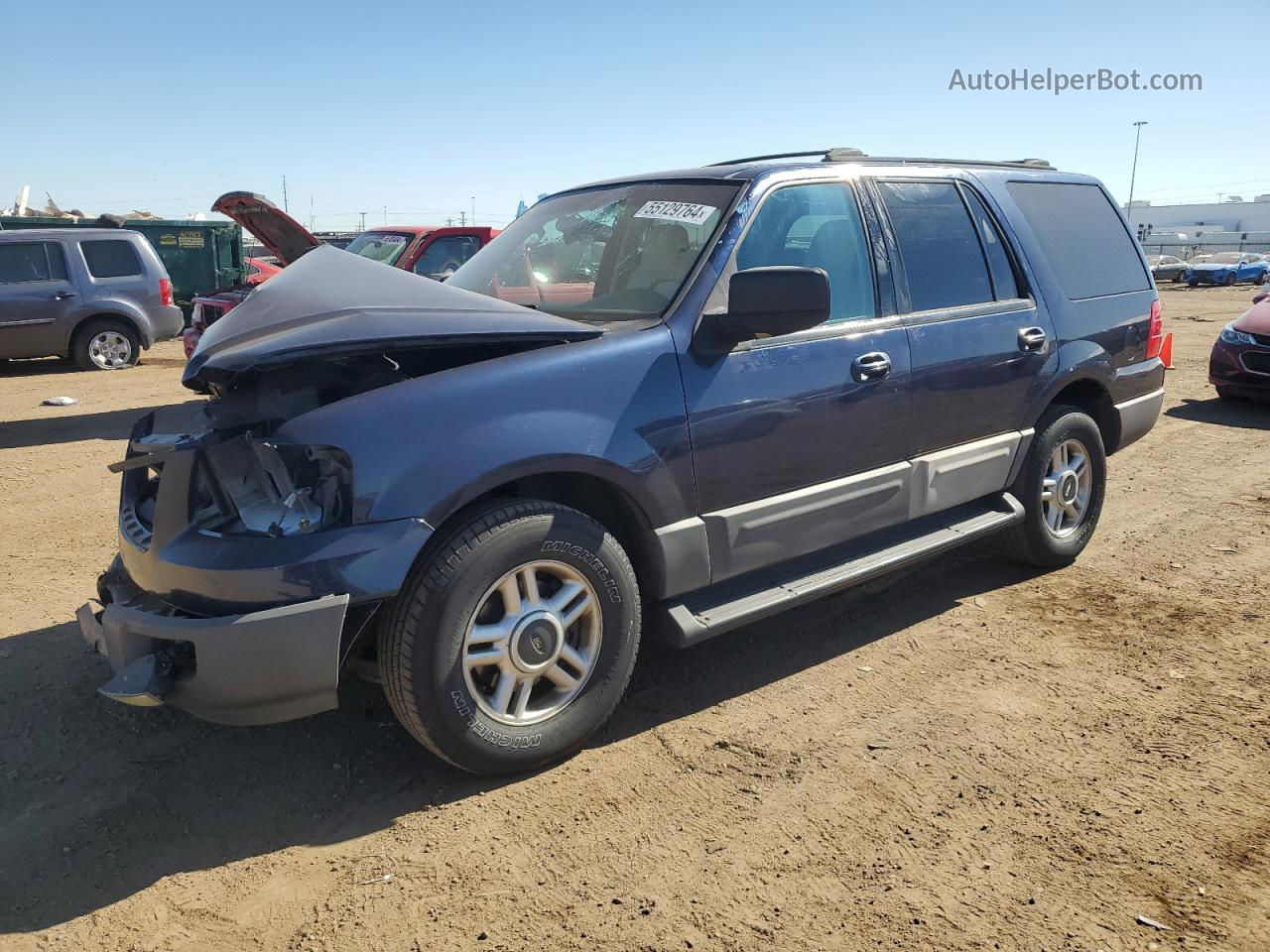 2003 Ford Expedition Xlt Синий vin: 1FMPU16L43LA95722