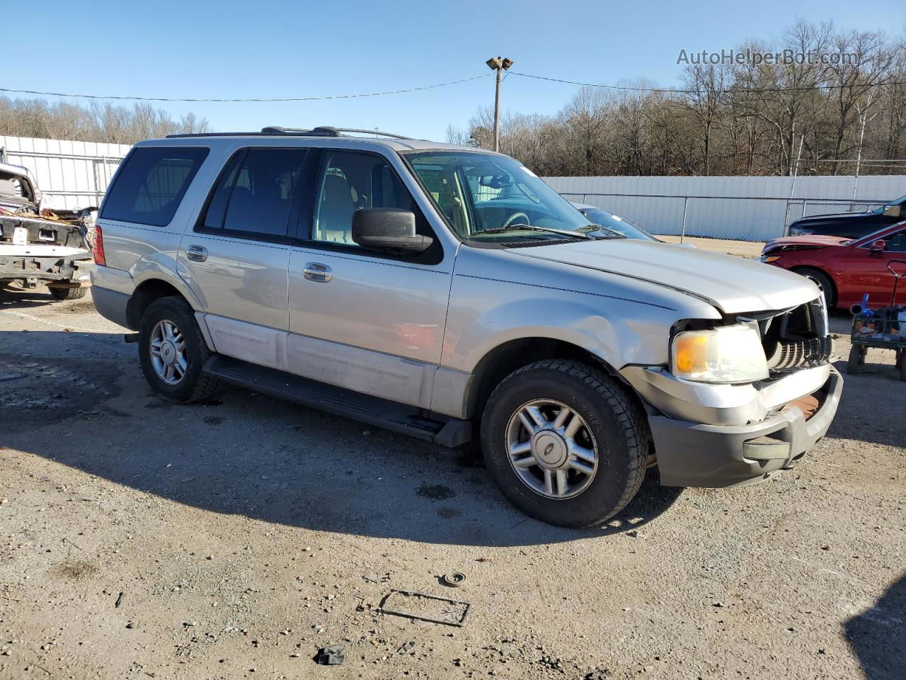 2003 Ford Expedition Xlt Silver vin: 1FMPU16L43LC08682