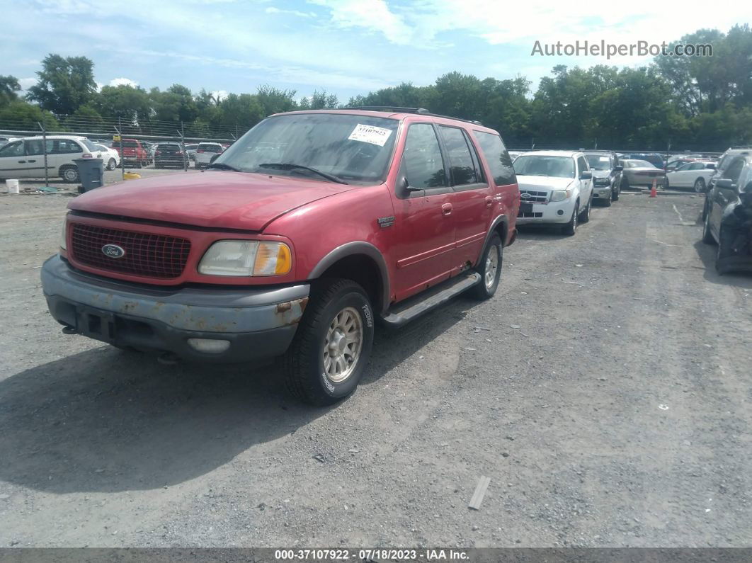 2001 Ford Expedition Xlt Red vin: 1FMPU16L51LB72871