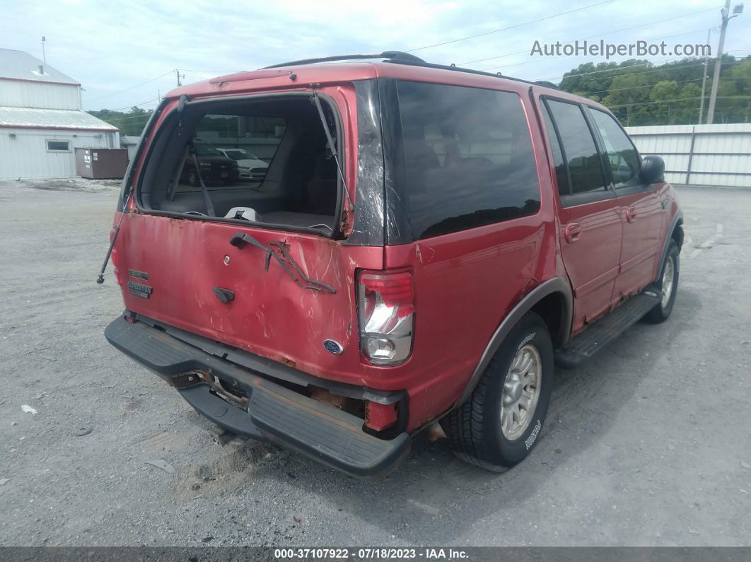 2001 Ford Expedition Xlt Red vin: 1FMPU16L51LB72871