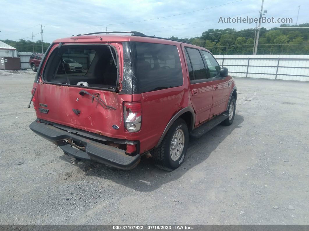 2001 Ford Expedition Xlt Red vin: 1FMPU16L51LB72871