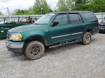 2000 Ford Expedition Xlt Green vin: 1FMPU16L5YLC38362