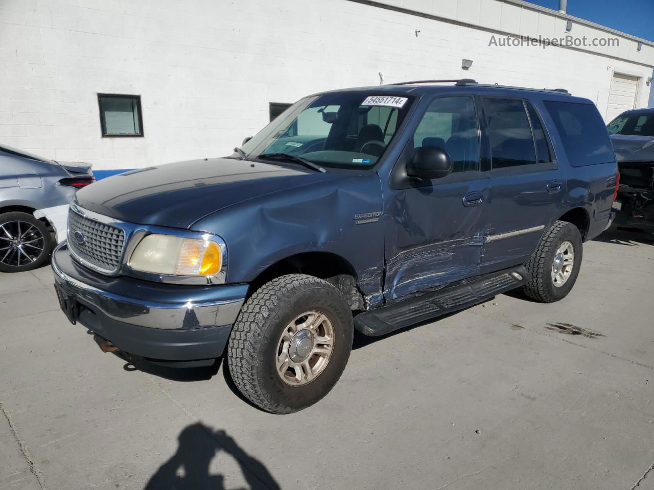 2001 Ford Expedition Xlt Blue vin: 1FMPU16L61LA61231