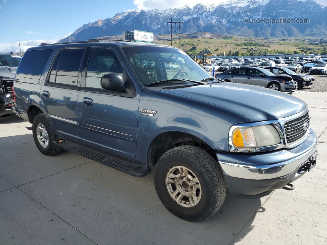 2001 Ford Expedition Xlt Blue vin: 1FMPU16L61LA61231