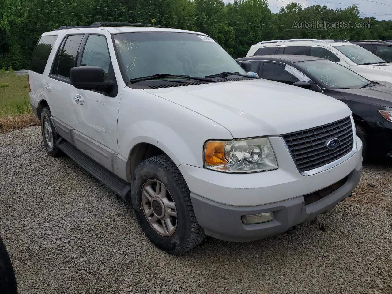 2003 Ford Expedition Xlt White vin: 1FMPU16L63LB20460