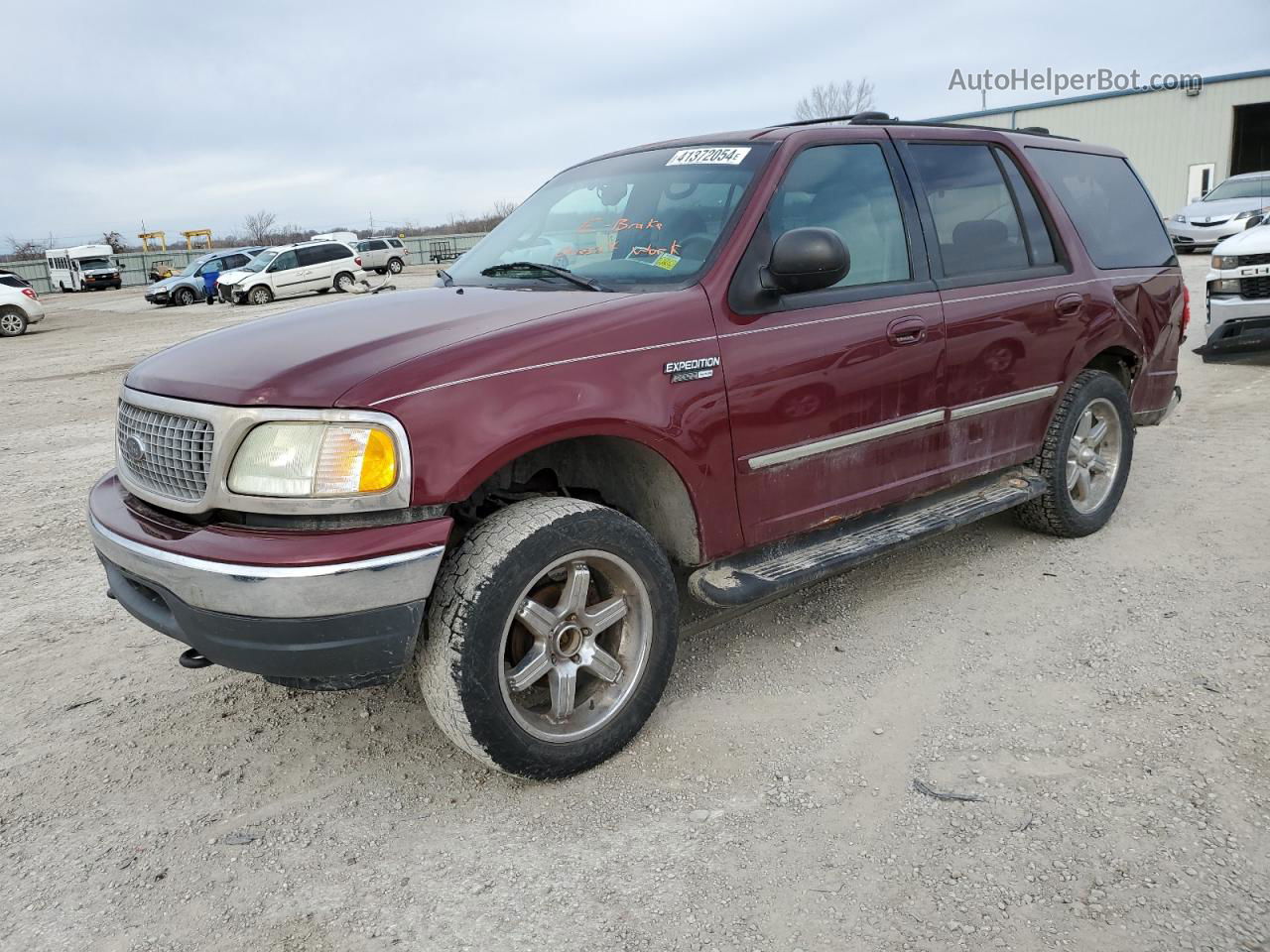 2000 Ford Expedition Xlt Maroon vin: 1FMPU16L6YLA11858