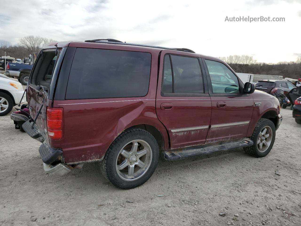 2000 Ford Expedition Xlt Maroon vin: 1FMPU16L6YLA11858