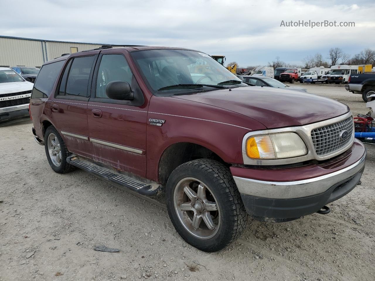 2000 Ford Expedition Xlt Maroon vin: 1FMPU16L6YLA11858