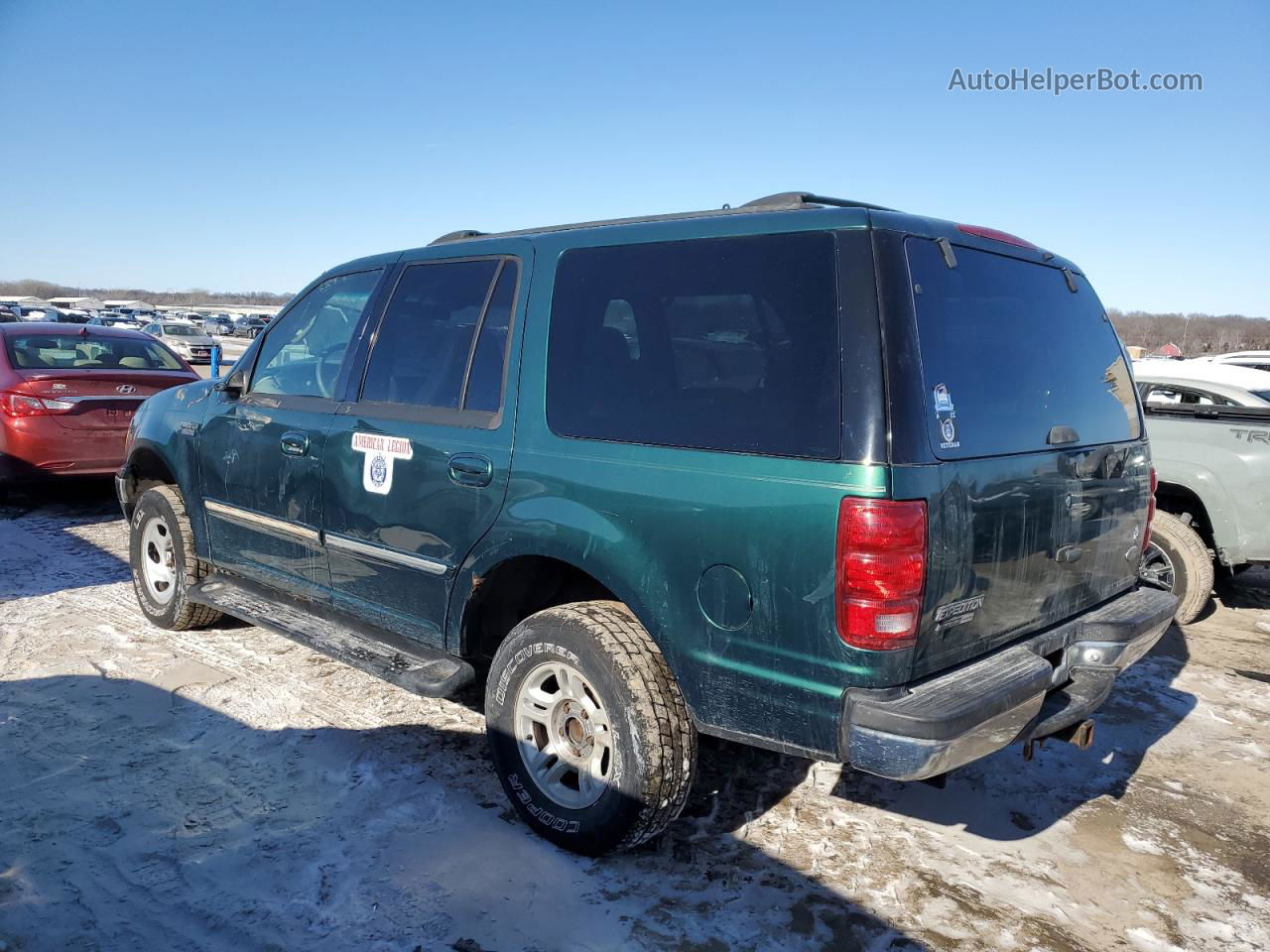 2000 Ford Expedition Xlt Green vin: 1FMPU16L6YLA27090