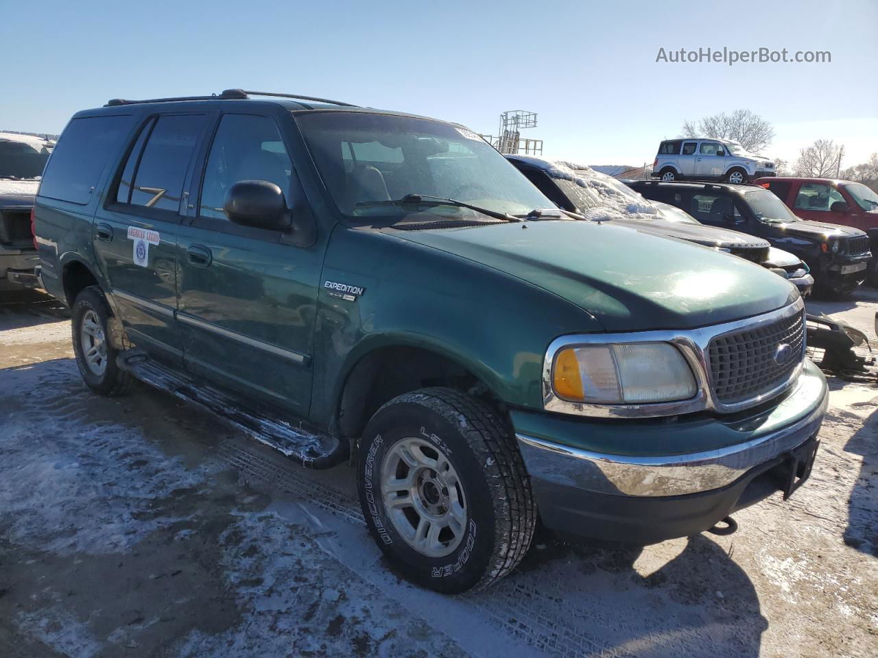 2000 Ford Expedition Xlt Green vin: 1FMPU16L6YLA27090