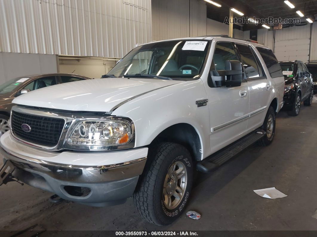 2000 Ford Expedition Xlt White vin: 1FMPU16L6YLB79399