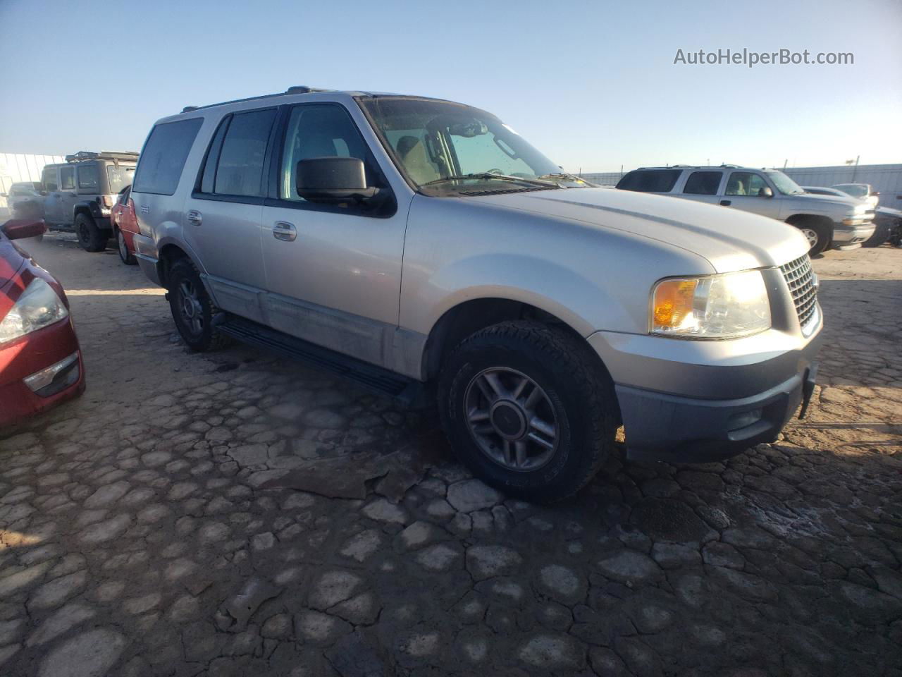 2003 Ford Expedition Xlt Silver vin: 1FMPU16L83LB37244