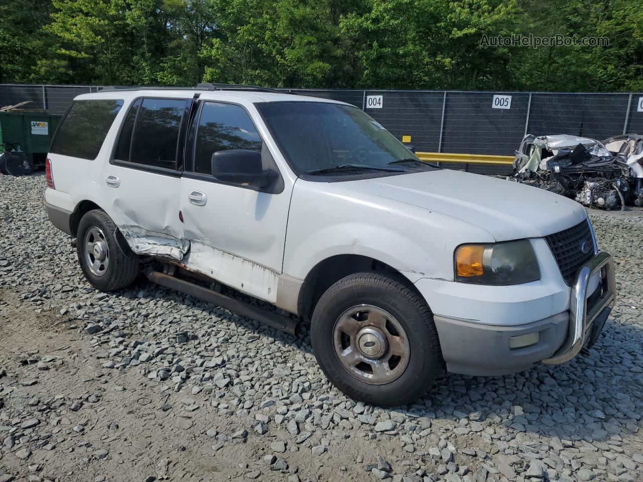 2003 Ford Expedition Xlt White vin: 1FMPU16L93LB29833