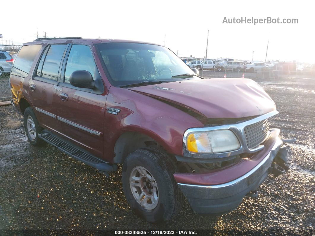 2001 Ford Expedition Xlt Red vin: 1FMPU16LX1LB52034