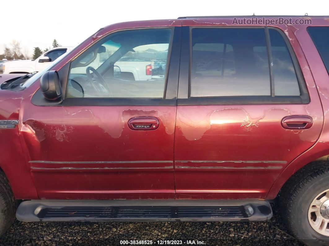 2001 Ford Expedition Xlt Red vin: 1FMPU16LX1LB52034