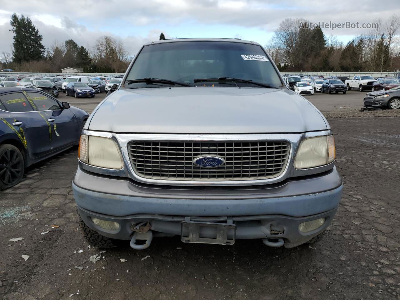 2000 Ford Expedition Xlt Silver vin: 1FMPU16LXYLB04270