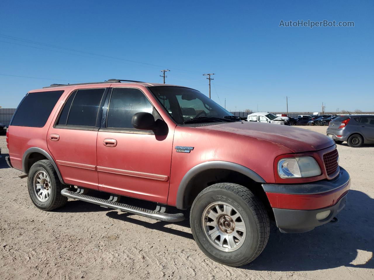 2000 Ford Expedition Xlt Red vin: 1FMPU16LXYLC48353