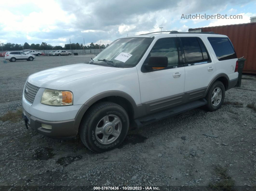 2003 Ford Expedition Eddie Bauer Белый vin: 1FMPU17L03LA88264