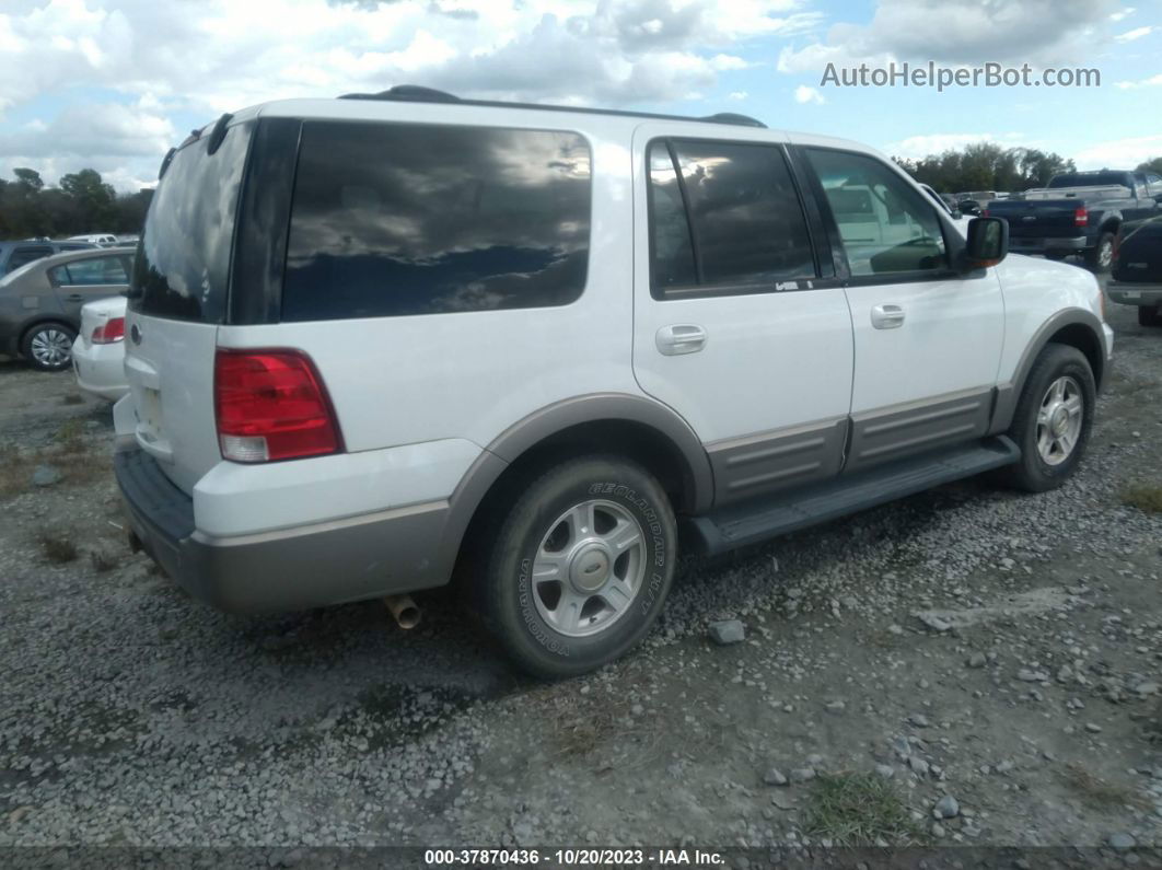 2003 Ford Expedition Eddie Bauer White vin: 1FMPU17L03LA88264