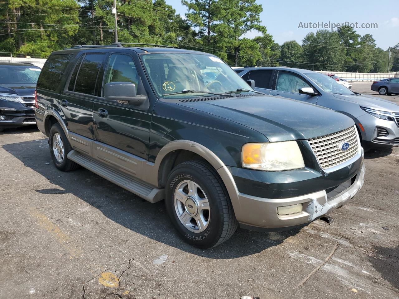 2003 Ford Expedition Eddie Bauer Зеленый vin: 1FMPU17L03LB97730