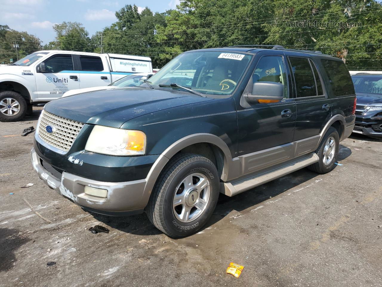 2003 Ford Expedition Eddie Bauer Зеленый vin: 1FMPU17L03LB97730