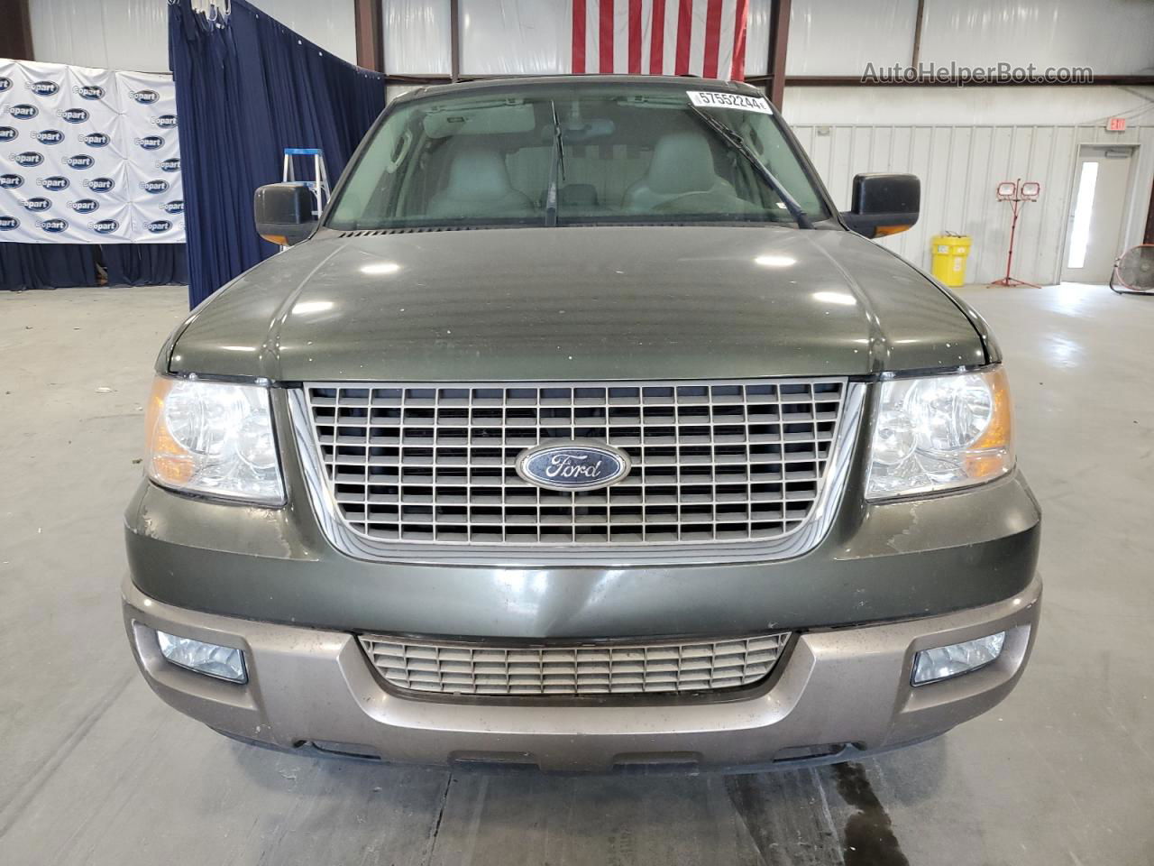 2003 Ford Expedition Eddie Bauer Green vin: 1FMPU17L23LC57250