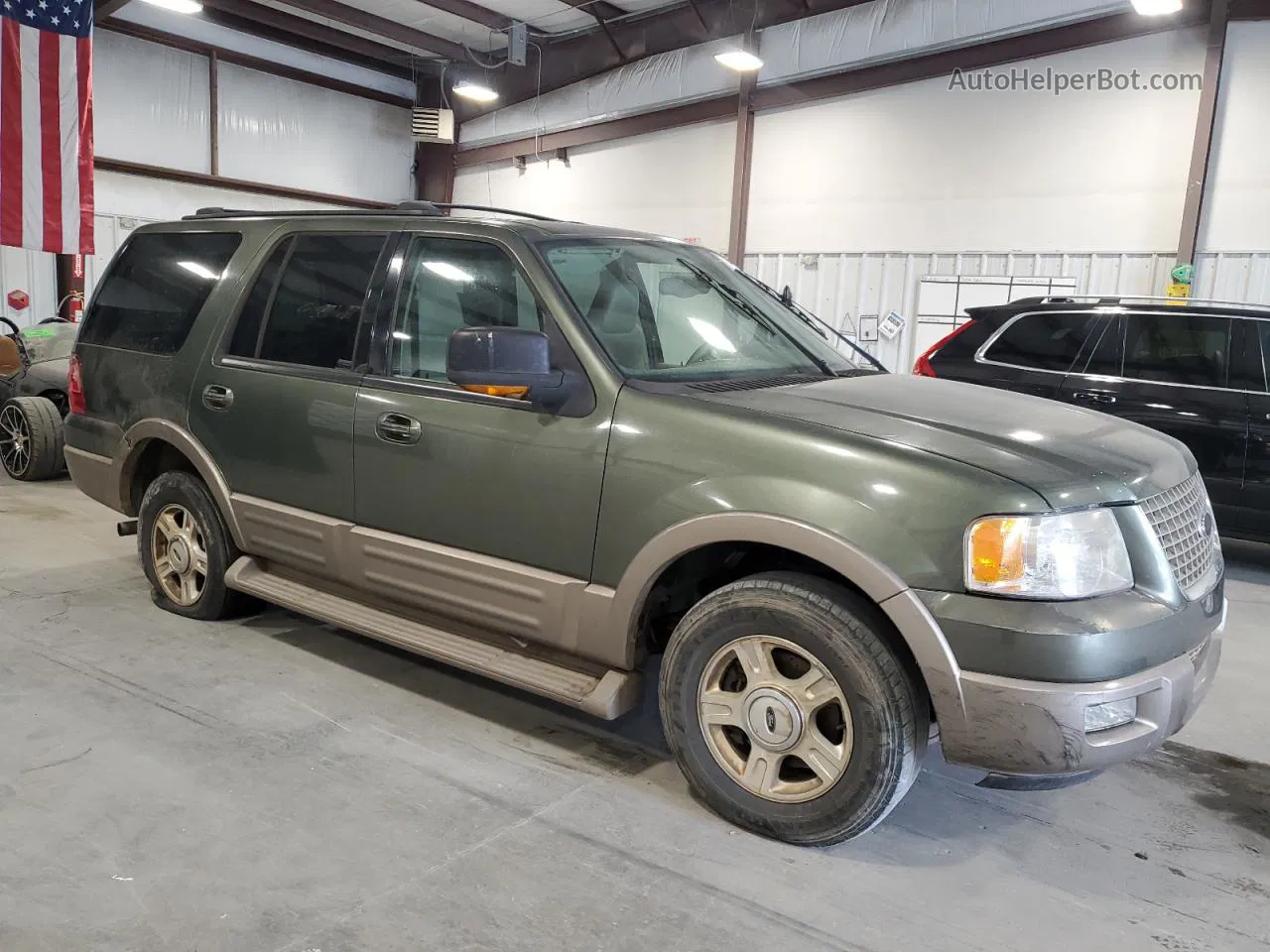 2003 Ford Expedition Eddie Bauer Green vin: 1FMPU17L23LC57250