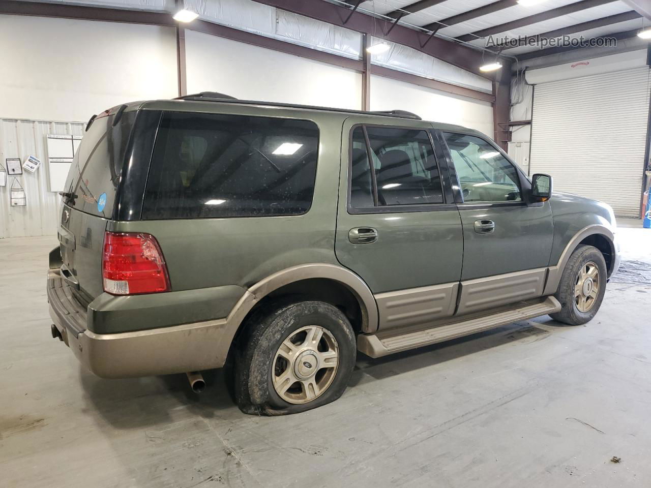 2003 Ford Expedition Eddie Bauer Green vin: 1FMPU17L23LC57250