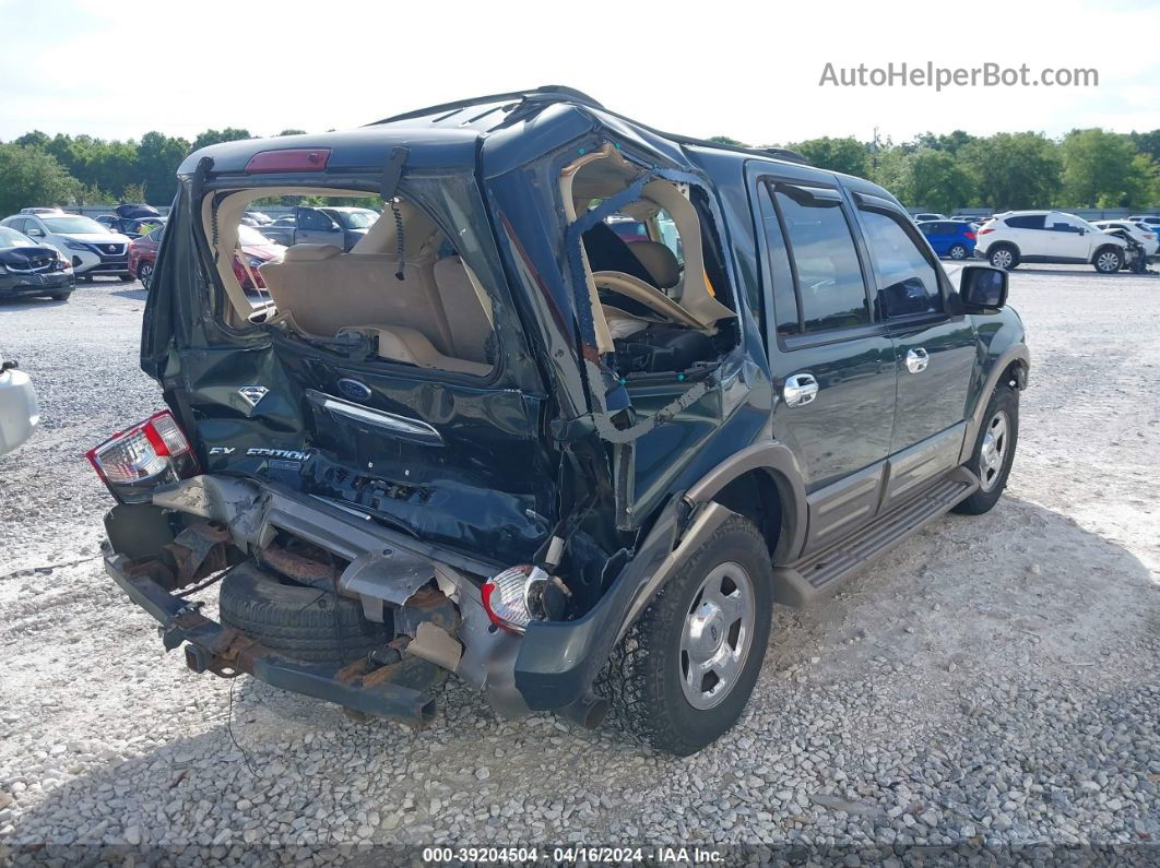 2003 Ford Expedition Eddie Bauer Green vin: 1FMPU17L43LC23097