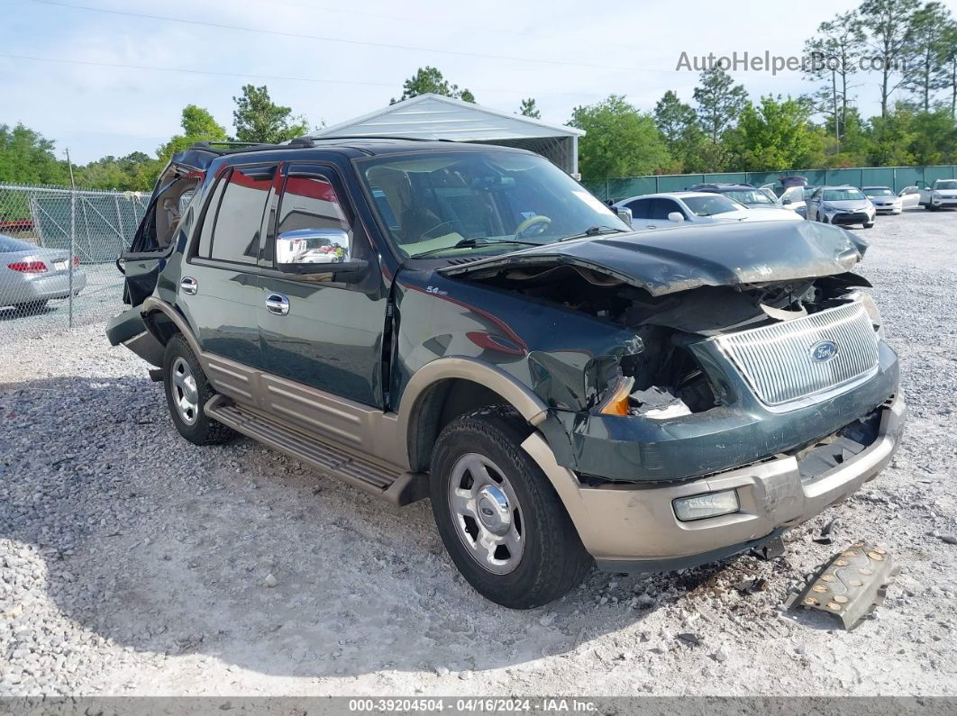 2003 Ford Expedition Eddie Bauer Green vin: 1FMPU17L43LC23097