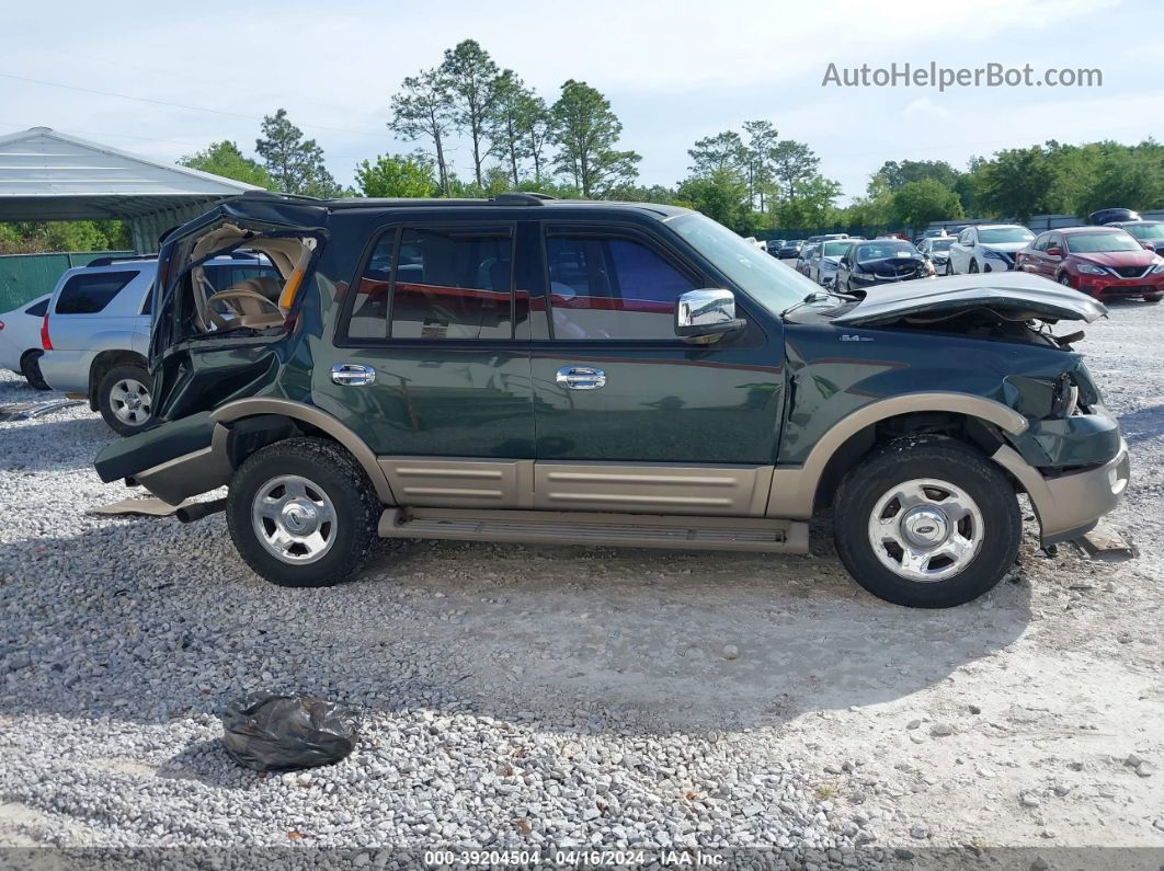 2003 Ford Expedition Eddie Bauer Green vin: 1FMPU17L43LC23097