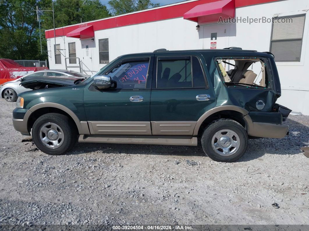 2003 Ford Expedition Eddie Bauer Green vin: 1FMPU17L43LC23097