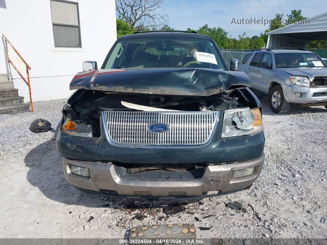 2003 Ford Expedition Eddie Bauer Green vin: 1FMPU17L43LC23097