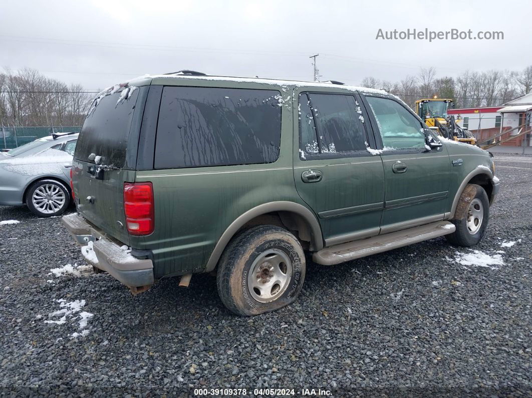 2000 Ford Expedition Eddie Bauer Green vin: 1FMPU18L0YLA46781