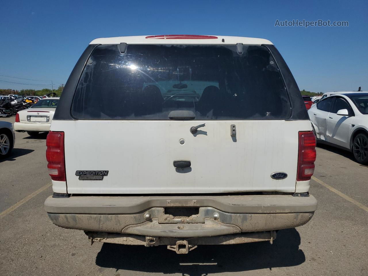 2000 Ford Expedition Eddie Bauer White vin: 1FMPU18L0YLB96762