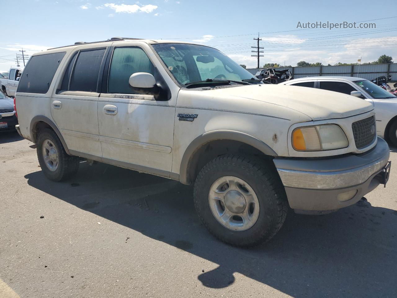 2000 Ford Expedition Eddie Bauer Белый vin: 1FMPU18L0YLB96762