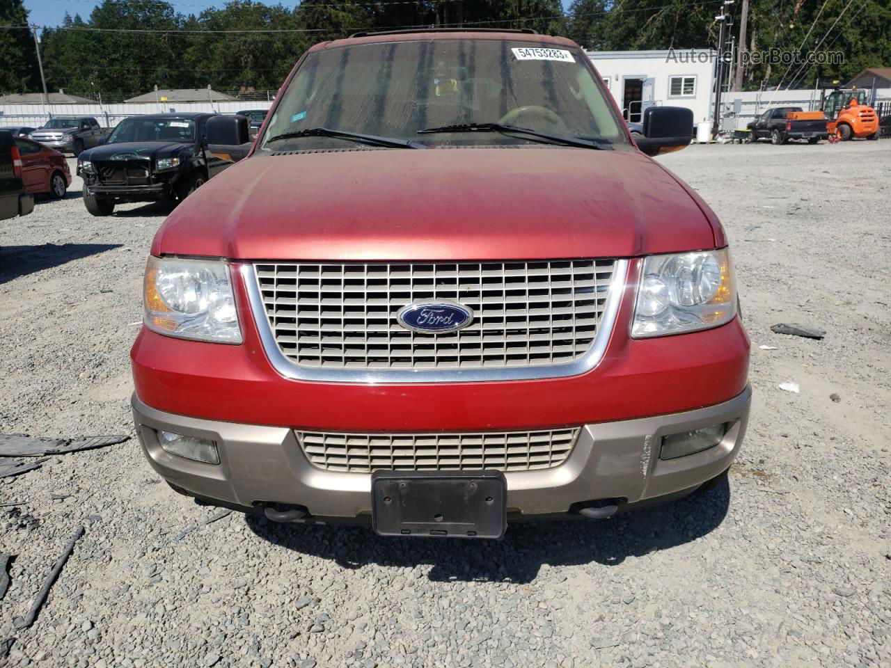 2003 Ford Expedition Eddie Bauer Red vin: 1FMPU18L13LA93357