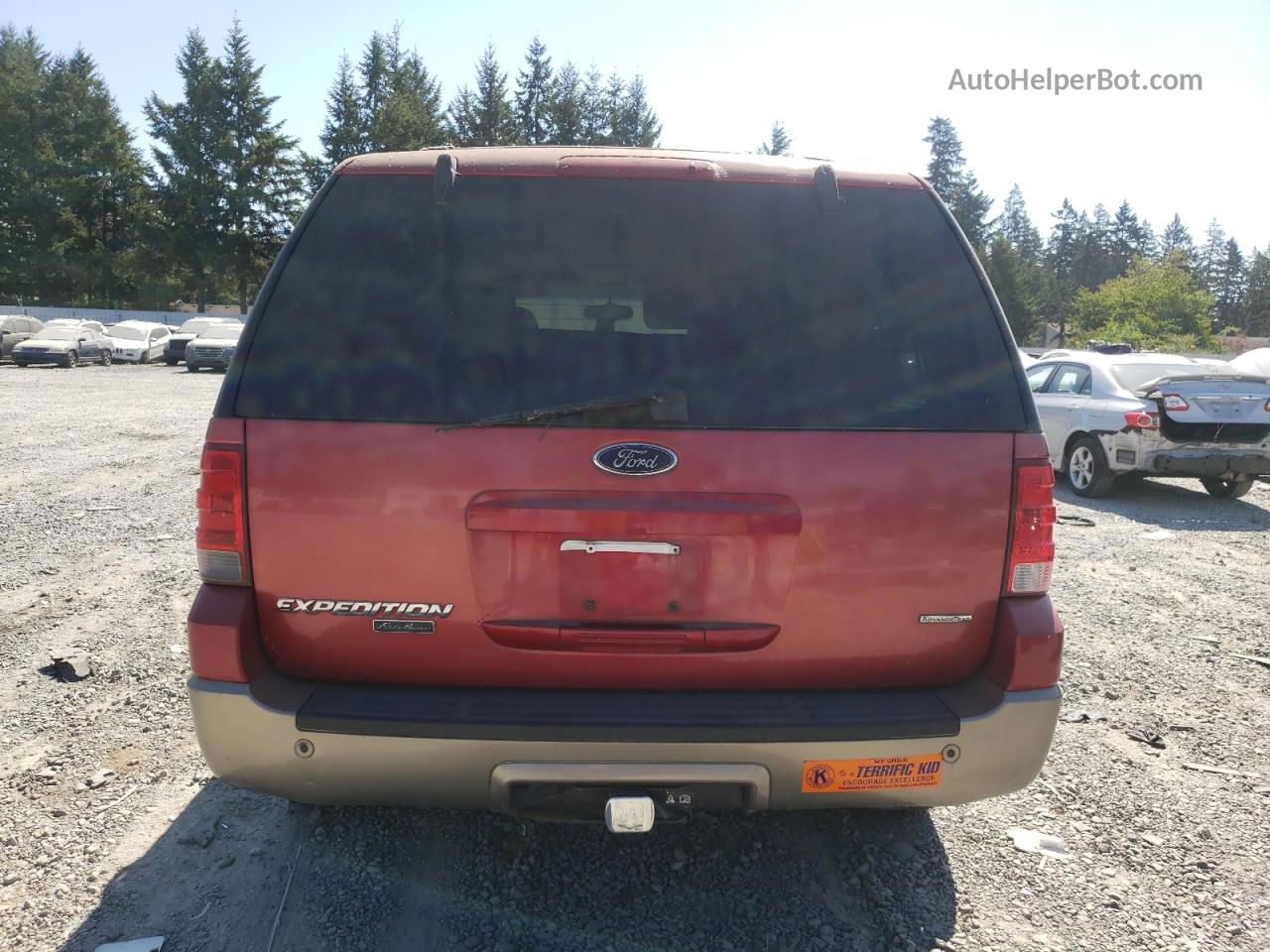 2003 Ford Expedition Eddie Bauer Red vin: 1FMPU18L13LA93357