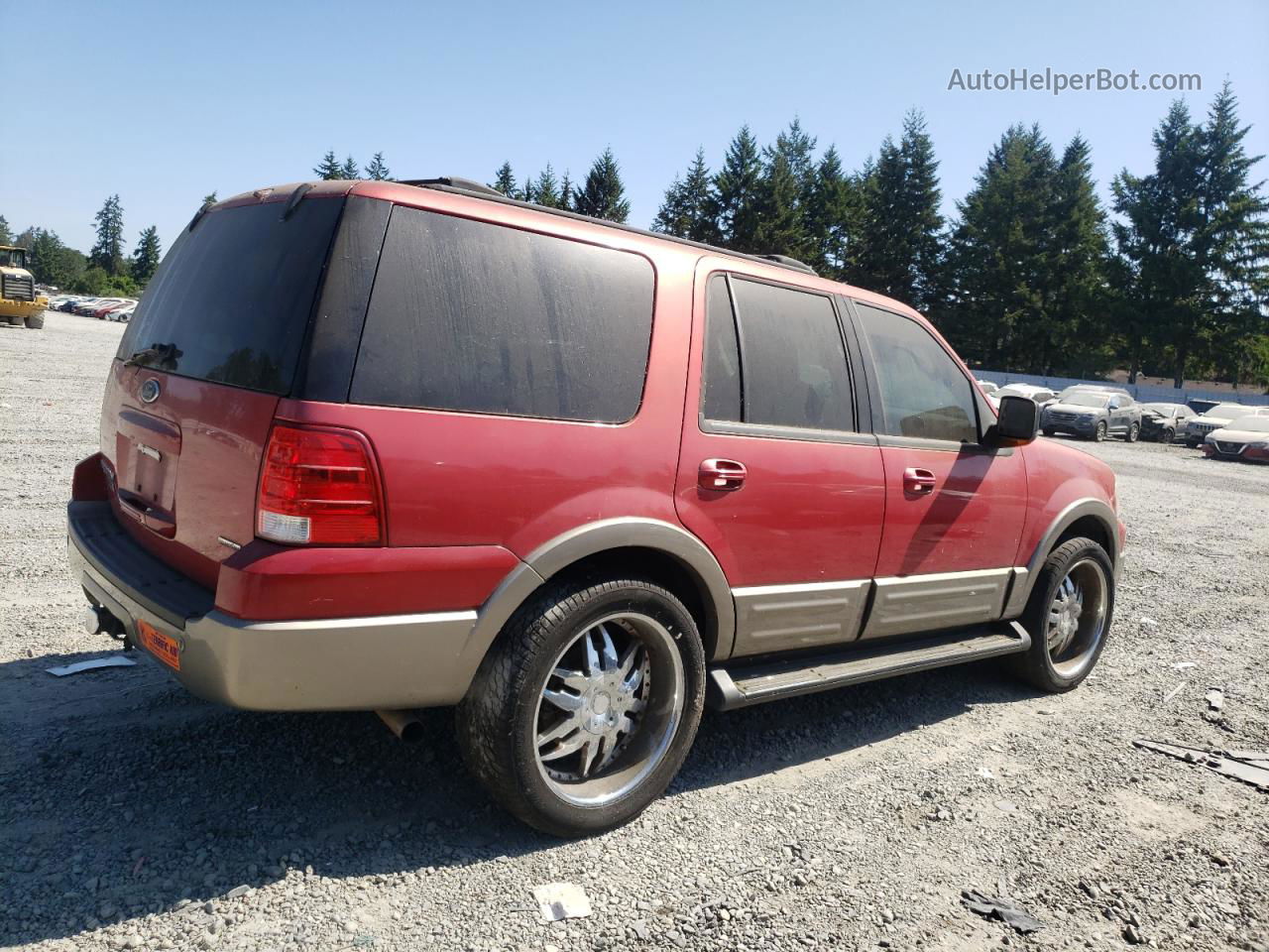 2003 Ford Expedition Eddie Bauer Red vin: 1FMPU18L13LA93357