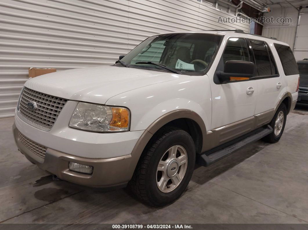 2003 Ford Expedition Eddie Bauer White vin: 1FMPU18L13LB08830